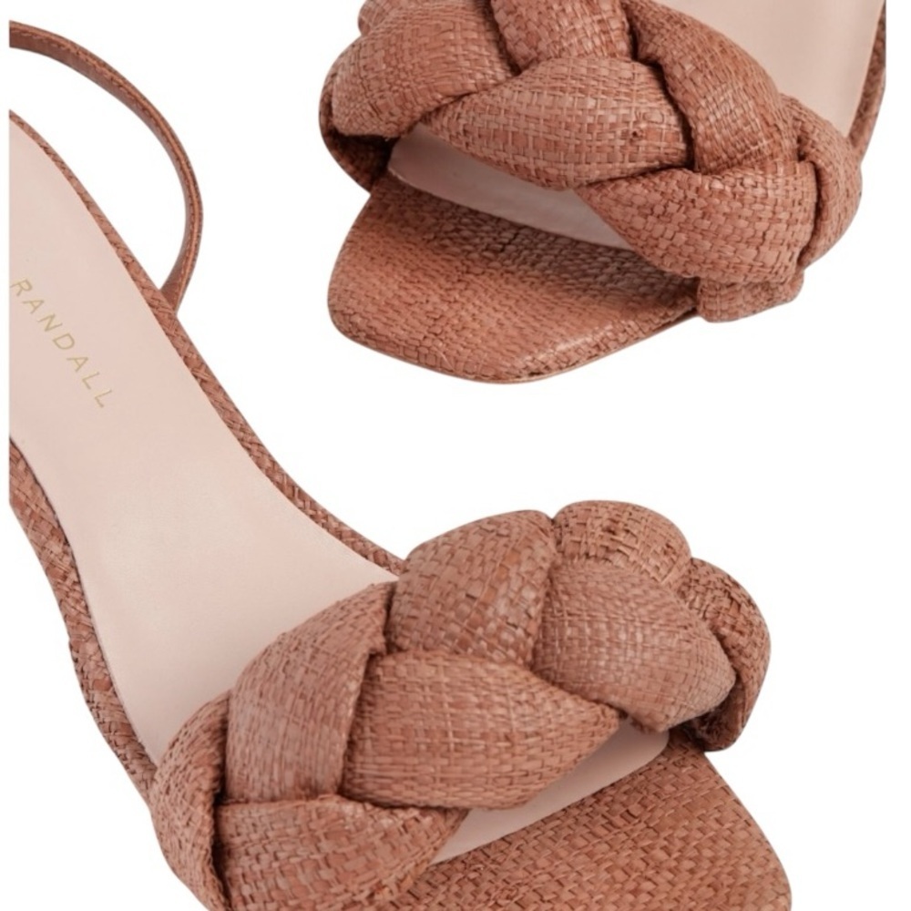 LOEFFLER RANDALL Avril Braided Sandal in Brown size 7‎
